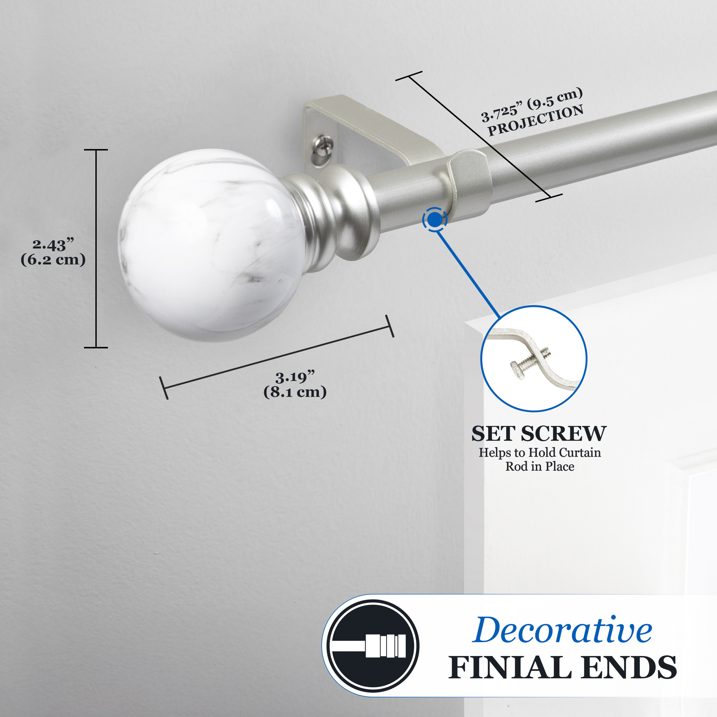 MS 3/4 30-84 WH BALL - FRENCH