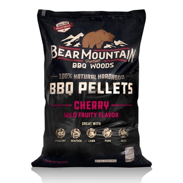 Bear Mountain BBQ Premium All Natural Cherry Wood Smoker Pellets, 40 Pounds