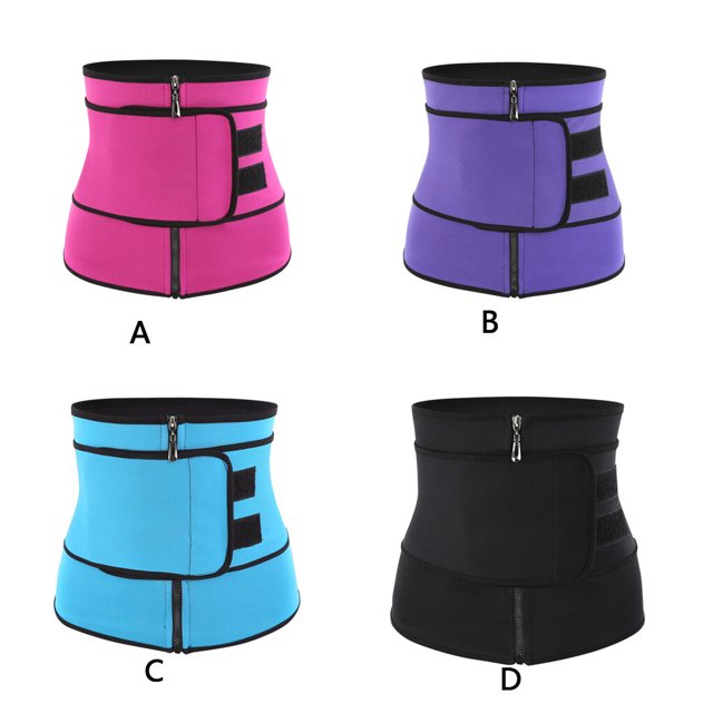 Ceinture Amincissante pour Femmes, Corset Gaine Ajustable en Polyester, Violet, TTG
