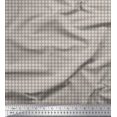 thumbnail image 1 of Soimoi Moss Georgette Fabric Geometric Small Print Fabric by The Yard 42 Inch Wide, 1 of 3