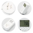 thumbnail image 5 of Minuterie Intérieure Programmable de 24 Heures pour Prise de Courant, Économie d'Énergie, 5 of 5
