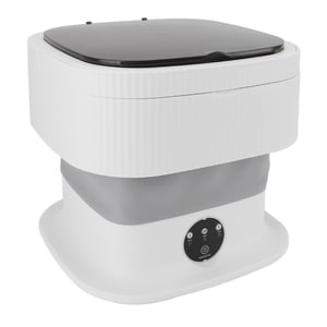 Portable Mini Foldable Washer, 40W Portable Washing Machine, Mini Washer, 10L Large Capacity Foldable, Underwear Washer Machine for Dorm Hotel Travel