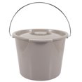 thumbnail image 2 of Portable Chamber Pot Convenient Urinal Pot Elderly Plastic Spittoon With Lid, 2 of 8