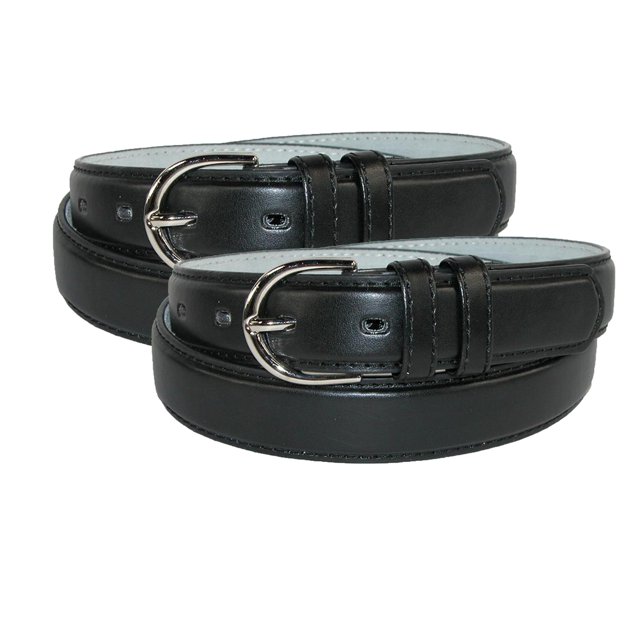 CTM® Ceinture Habillée en Cuir 1 1/8 Pouce (Lot de 2) (pour Femmes)