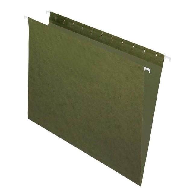 Pendaflex 81600C Dossiers Suspendus Format Lettre Standard Vert (Boîte de 25)