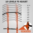 thumbnail image 4 of SOGES Height Adjustable Power Tower Dip Stands Pull up Bar Strength Training for Home Gym Orange, 4 of 8