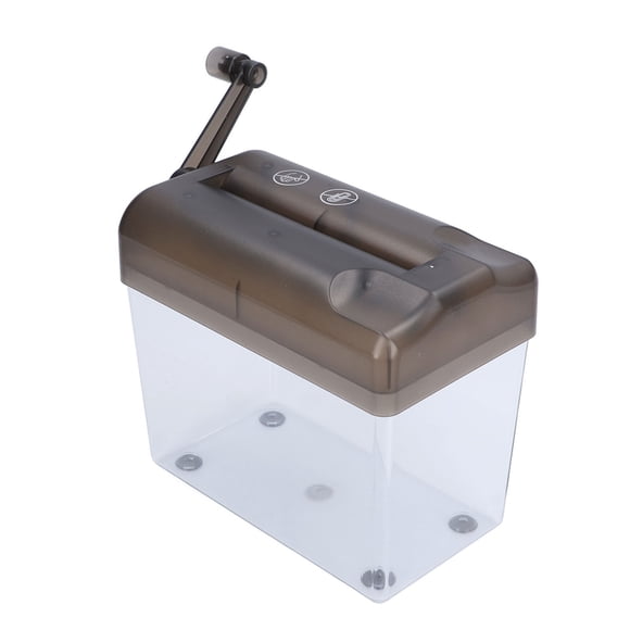 Mini Shredder, Portable Manual Manual Paper Shredder For Office Desktop For Home For School Gray