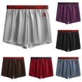 thumbnail image 1 of Men Underwear Home Wear Relaxed Color Block Boxers Shorts Daily Comfort Underwear Red XXL, 1 of 3