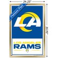 thumbnail image 2 of NFL Los Angeles Rams - Logo 21 Wall Poster, 22.375" x 34" Framed, 2 of 4