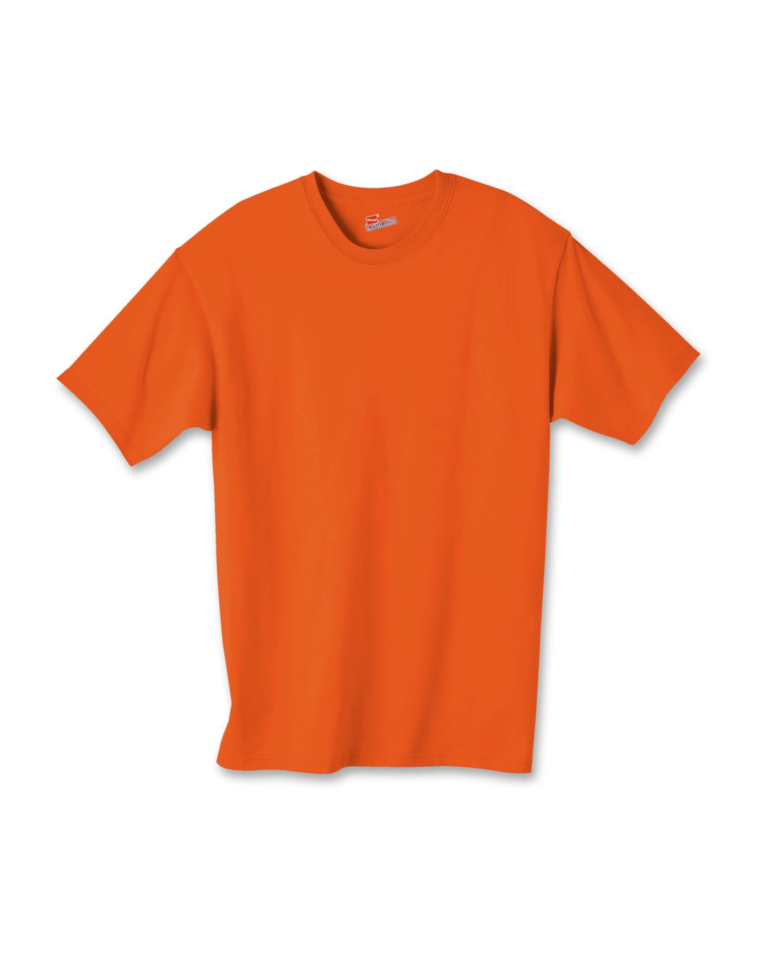 Hanes Authentic TAGLESS Kid`s Cotton T-Shirt, XL, Orange