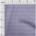 thumbnail image 2 of oneOone Georgette Viscose Bluish Violet Fabric Floral Sewing Craft Projects Fabric Prints By Yard 42 Inch Wide, 2 of 4