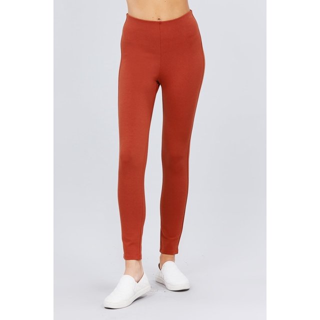 Pantalon Ponte à Taille Élastique