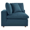 thumbnail image 3 of Modway Commix 4 Piece Down Filled Overstuffed Sectional Sofa Set in Azure, 3 of 5