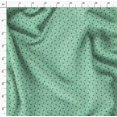 thumbnail image 4 of Soimoi Green Cotton Poplin Fabric Shells Ocean Print Sewing Fabric Yard 56 Inch Wide, 4 of 6