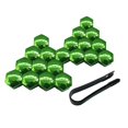 thumbnail image 4 of 20Pcs Car Wheel Nut Caps Covers Wheel Screw Decorative Bolt Caps Green 21mm, 4 of 10