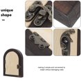 thumbnail image 2 of Fake Mini Wooden Door Light Switch Cover Creative Outlet Plate Baby Proofing Socket Outlet Cover Easy Installation No Drilling Self-Adhesive Switch Panel, 2 of 6