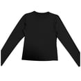 thumbnail image 4 of Hiiyo T-Shirt à Manches Longues à Col Rond pour Femme, Uni, Décontracté, Ajusté, sous-Vêtement, Tailles M, 4 of 4