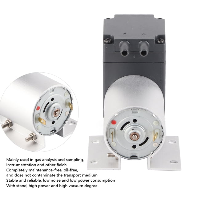 High Power Vacuum Pump, 12l Min Negative Pressure Suction Pumping, Stable and Reliable, Low Noise, Low Power Consumption, in Gas Analysis, Sampling, Instrumentation Fields