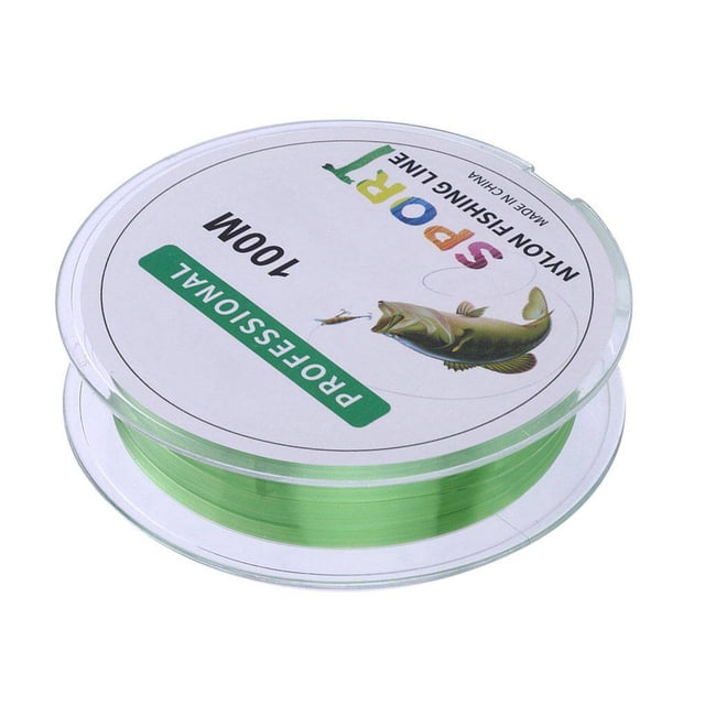 Fil de Pêche pour Carpe Basse 100 m, Fil de Canne Résistant à l'Usure, Câble de Pêche en Nylon, Fil de Canne à Pêche Bricolage, Cordon de Poisson Monofilament