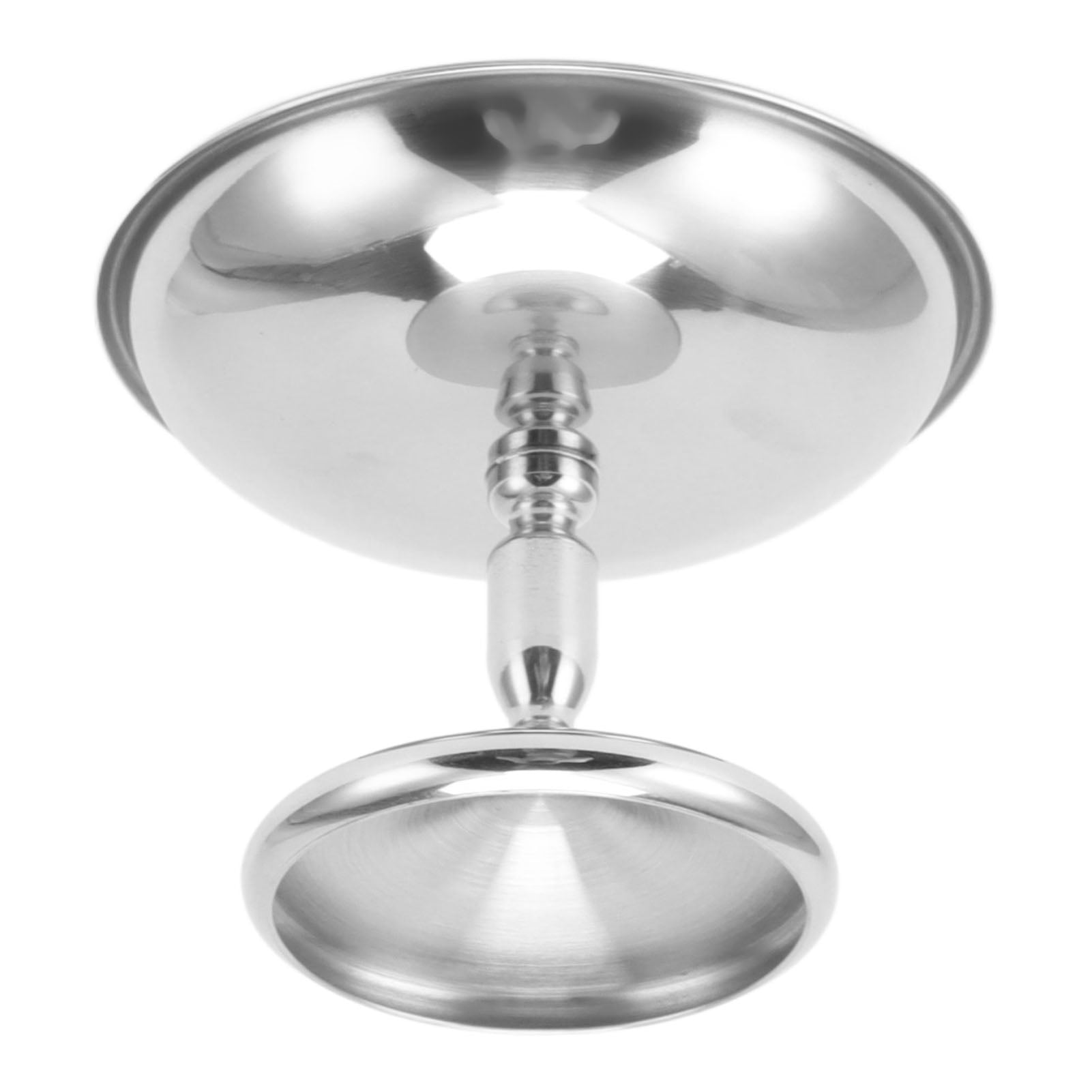 Dessert Bowl, 304 Stainless Steel Dessert Cup Prevent Food Contamination Retro Sturdy Space Saving  For Kitchen