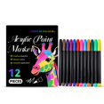 thumbnail image 1 of SLYNSHome 12 Color Paint Pen Markers Pen for Adult Coloring Books,Point Marker Pen for Journaling Note Taking Drawing Study Supplies, 1 of 8
