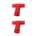 thumbnail image 3 of Decodeary Boire Boisson Tuba Peut Paille Acier Inoxydable Tuba Entonnoir Connecteur Rouge 2Set, 3 of 6