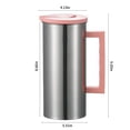 thumbnail image 3 of Aufmer Bouilloire d'Eau Froide en Acier Inoxydable à Grande Capacité avec Couvercle pour Restaurant et Usage Domestique, Acier Inoxydable (Rose), 3 of 7