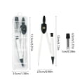 thumbnail image 2 of Metal Drawing Compass Set with Adjustable Radius, Precision Gear Mechanism, Ergonomic Non-Slip Grip, and Portable Storage Box, 2 of 6
