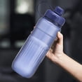 thumbnail image 1 of Sports Water Bottle - Large Capacity Plastic Water Cup for Exercise, Portable & Durable Transparent Bottle, Blue, JKODE, 1 of 8