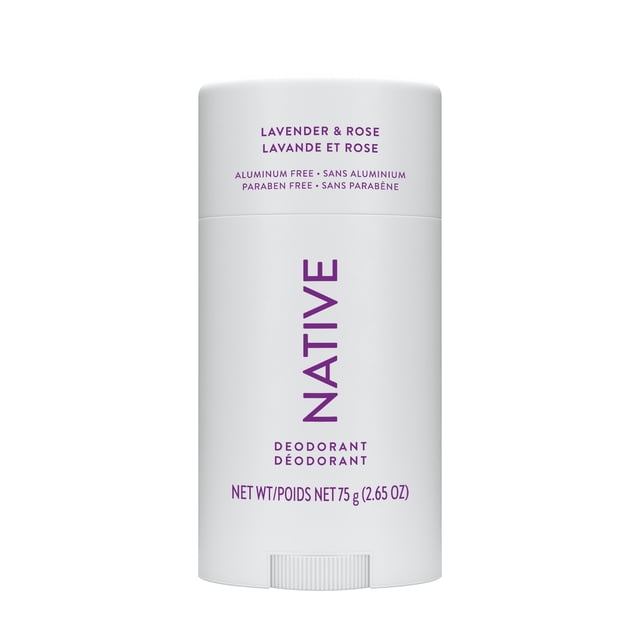 Native Natural Deodorant, Lavender & Rose, Aluminum Free