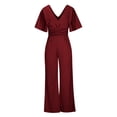 thumbnail image 4 of Babysbule Pantalons pour Femmes Combinaison Décontractée à Manches Courtes Européenne et Américaine, 4 of 6
