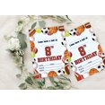 thumbnail image 4 of Darling Souvenir Multicolor Birthday Invitation Card Printable Fill or Write In Blank Invites Party Supplies Pack Of 28 5 x 7 Inches, 4 of 5