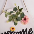 thumbnail image 4 of White Welcome Hello Door Sign for Front Door Farmhouse Decor  Wooden Sign 11.81in, 4 of 5