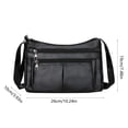 thumbnail image 3 of Zipper Crossbody Bag, Wide Strap Phone Wallet, Shoulder Purse, Multiple Zipper Pockets, Secure Hands-Free Carry, Compact Organizer, Durable Daily Use, 3 of 7