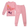 thumbnail image 1 of Ensemble de Pyjama Confort pour Filles Deux Pièces avec Haut à Manches Courtes et Pantalon Long, 1 of 6