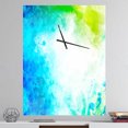 thumbnail image 2 of DesignArt Abstract Watercolor Art Large Wall Clock, 2 of 2