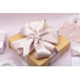 thumbnail image 4 of Joycrosso Vanilla Ribbon 2 1/2 Inch Wide Thick Fabric Ribbon, 50 Yards Double Faced Satin for Gift Wrapping Floral Bouquets Wedding Party Decoration, 4 of 7