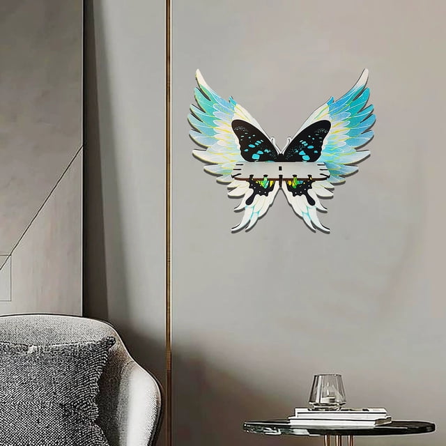 Corner Floating Wall Shelf Set Modern Design Space Saving Storage Rack for Living Room Bedroom Bathroom Home