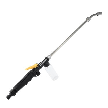 Unique Bargains 22.8in Car High Pressure Water Gun Hose Sprayer Nozzle with Foam Bottle Extendable Washer Sprayer Car Clean Washer Tool 1Set