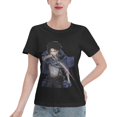 thumbnail image 1 of Women's Basic Short Sleeve T-Shirt Attacking Giant Levi Ackerman, 1 of 6