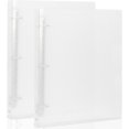 thumbnail image 1 of 3 Ring Binder, Binder Organizer Holds 8.5' x 11' Paper, Large Clear View Binder D Ring, 2 Pack, Transparency, 1 of 5