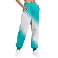 thumbnail image 1 of Womens Gradient Sweatpants Casual Loose Trousers With Pockets High Waist Pants, 1 of 3