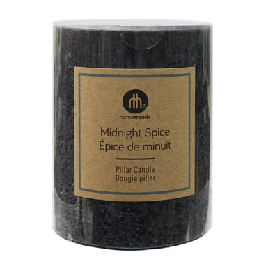 Hometrends 5" Midnight Spice Scented Pillar Candle
