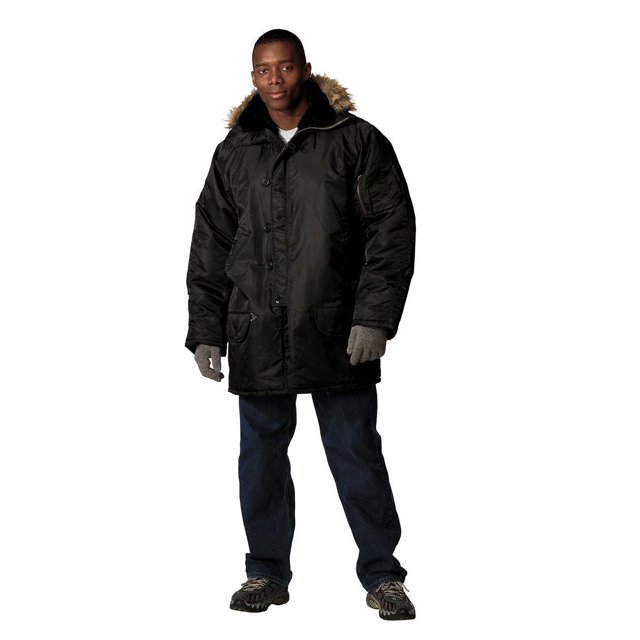 Rothco N-3B Snorkel Parka - Black, Small