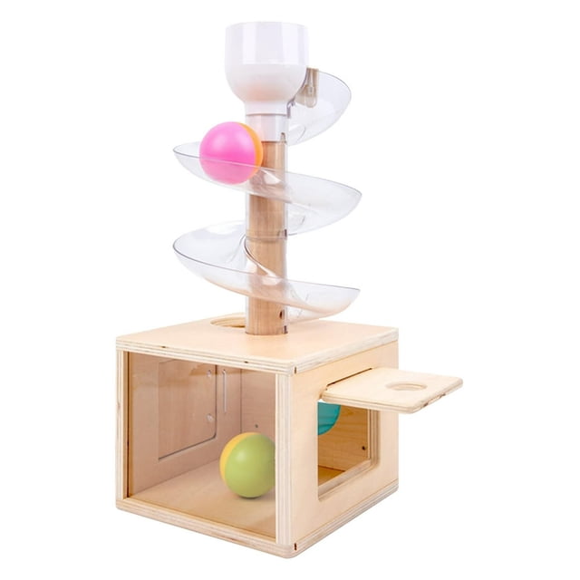 AMERTEER Gliding Rolling Toy Educational Toys Rattle Ball Ramp Race Track Activities for Party Favors Children Birthday Gift