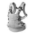thumbnail image 2 of BabyBjorn Harmony Carrier in Woven Melange Fabric - Light Gray, 2 of 5