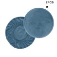 thumbnail image 3 of Baohd 2X Stool Cover Bar Supplies Dustproof Chair Covers Fine Workmanship Handily Install Multipurpose Washable Multicolored Light Blue M, 3 of 6