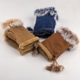 thumbnail image 3 of Half Finger Gloves Winter Warm Gloves Women's Keyboard Gloves Real Half Finger Gloves Rubber Gloves Medium Nail Latex Gloves Work Gloves Disposable Gloves Medium Latex Gloves Small, 3 of 3