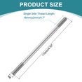 thumbnail image 2 of Uxcell 5pcs M6x110mm Double End Threaded Stud Screw Bolt with Nuts and Washers, 2 of 6