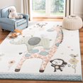 thumbnail image 1 of SAFAVIEH Carousel Kids Taneka Animals at Play Area Rug, 1 of 6